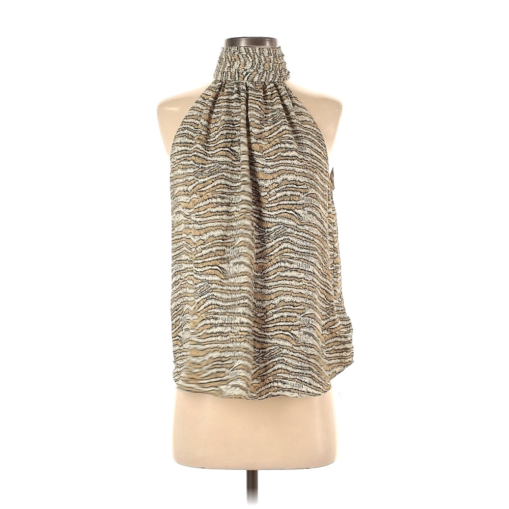 Joie 'Erola' Mock-Neck Sleeveless Halter Top M